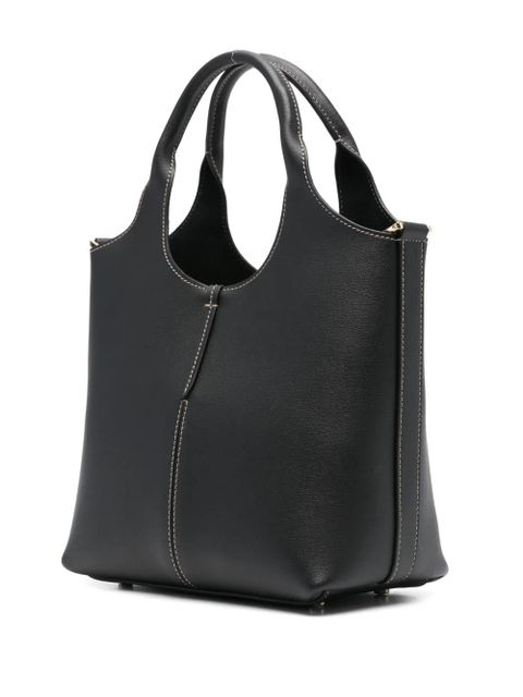 Tod's mini leather tote bag - Black
