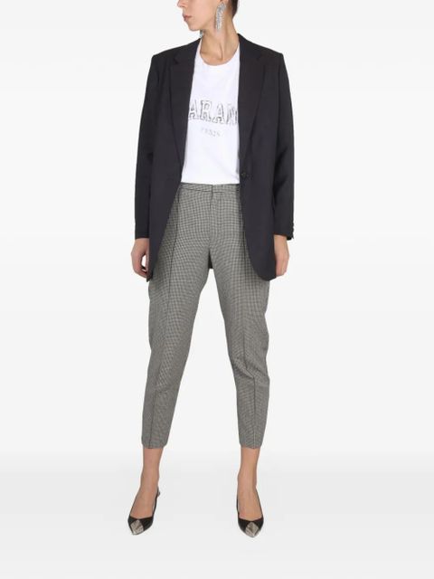 ISABEL MARANT houndstooth trousers - Black - zdjęcie produktu nr 2