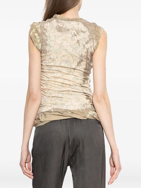 Diesel ruffled floral blouse - Neutrals