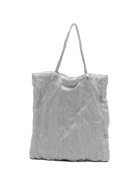 Alysi crinkled-effect tote bag - Grey - zdjęcie produktu nr 1