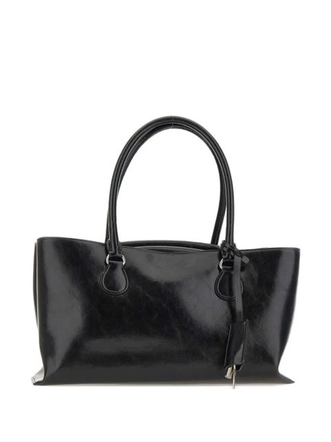Osoi double-handle leather tote bag - Black - zdjęcie produktu nr 1