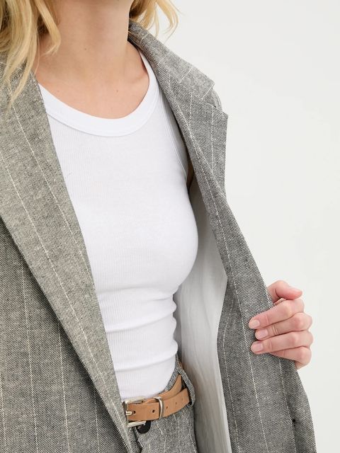 Answear.LAB marynarka z domieszką lnu