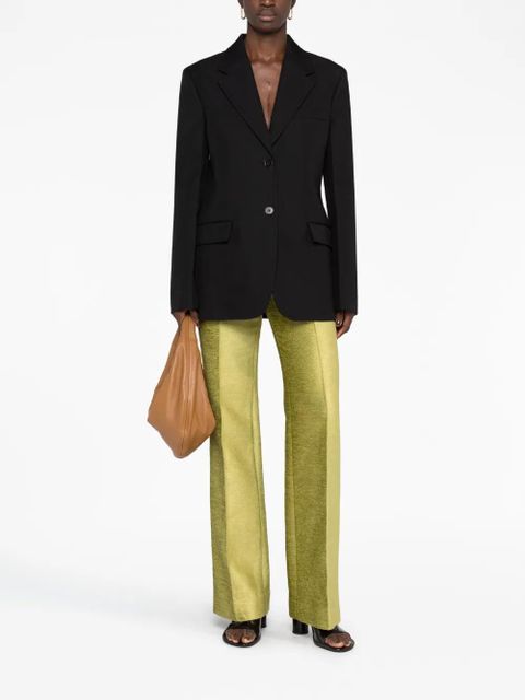 Jil Sander single-breasted cotton blazer - Black - zdjęcie produktu nr 2