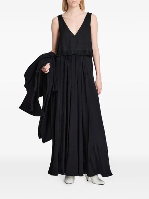 Proenza Schouler V-neck maxi dress - Black - zdjęcie produktu nr 2
