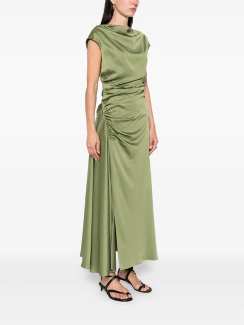 Simkhai Burke cowl-neck midi dress - Green