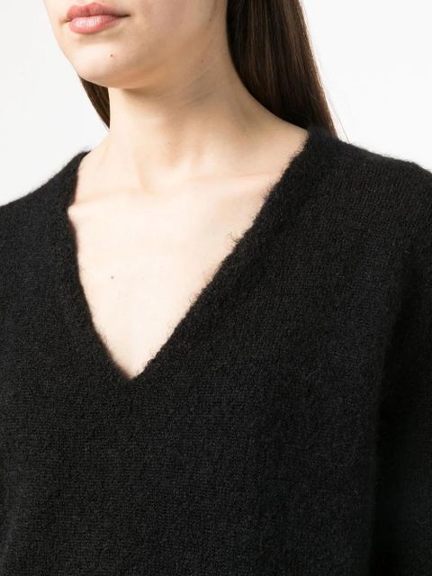 TOM FORD V-neck knitted jumper - Black