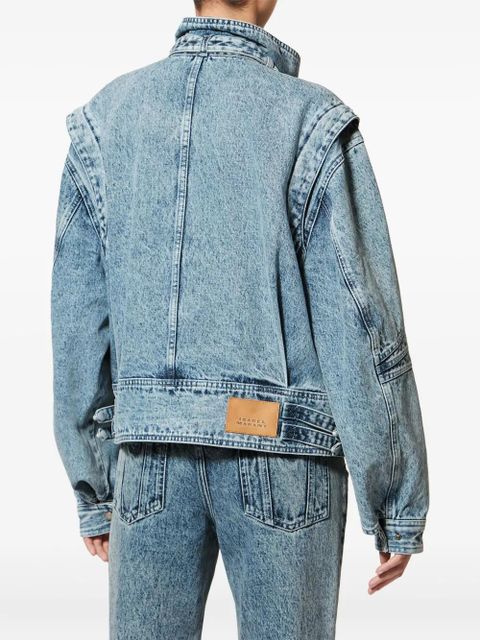 MARANT ÉTOILE Joseline zipped jacket - Blue - zdjęcie produktu nr 2