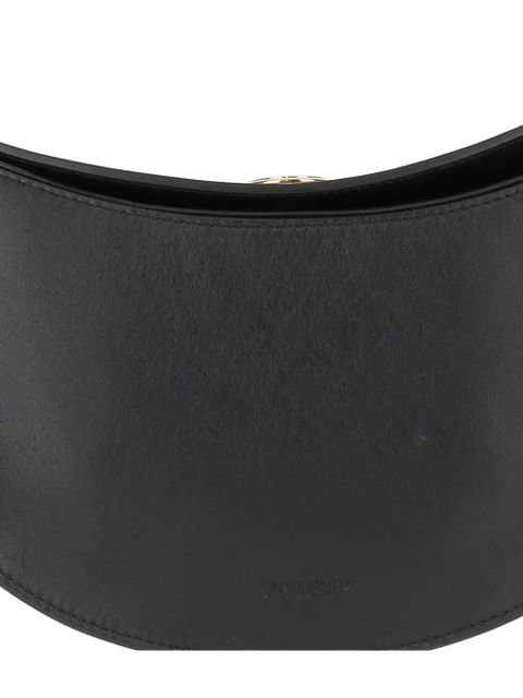 Jacquemus small Oval calfskin leather shoulder bag - Black - zdjęcie produktu nr 2