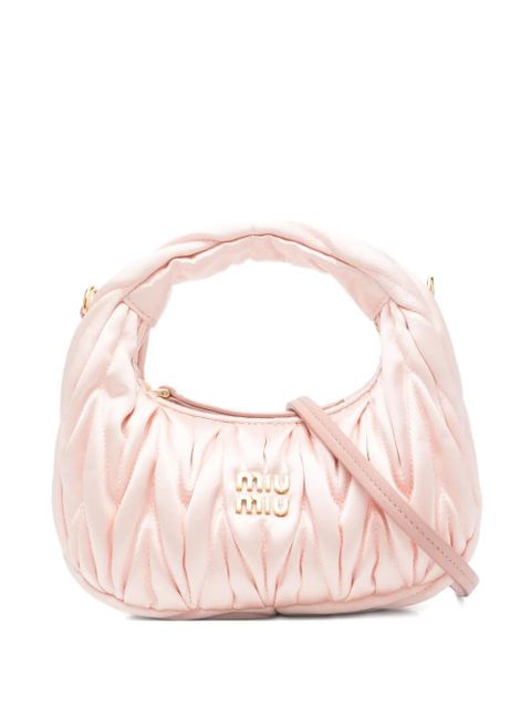 Miu Miu Matelassé Wander mini bag - Pink
