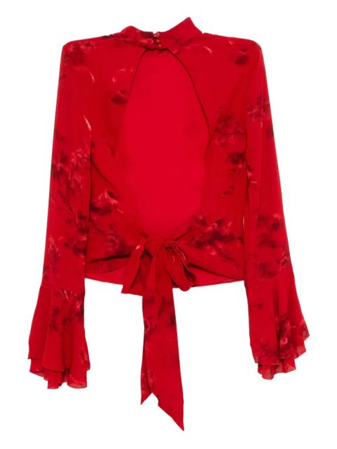 Reformation Roxana top - Red