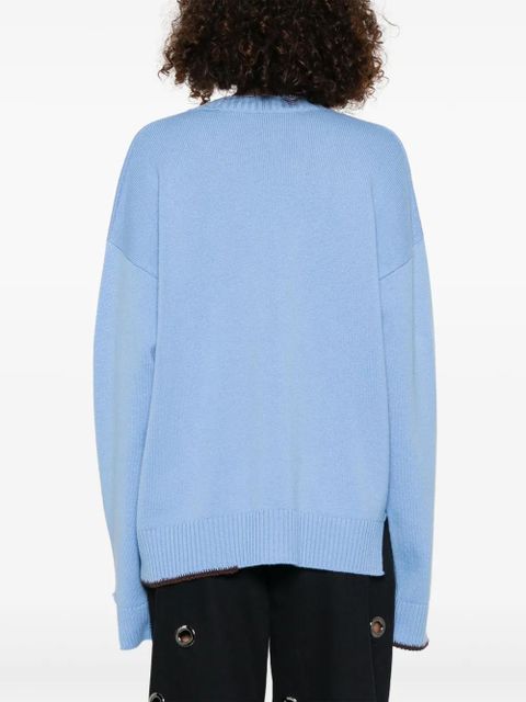 Off-White cut-out cardigan - Blue
