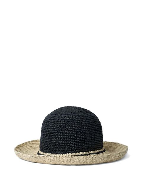 TOTEME straw weave hat - 253WSH0027FB0489317|Black - zdjęcie produktu nr 1