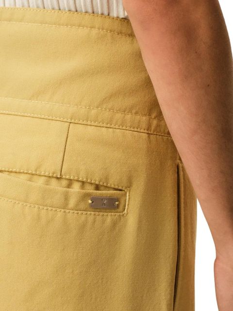 AMI Paris wrapped belted trousers - Yellow