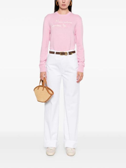 MC2 Saint Barth New Queen embroidered sweater - Pink