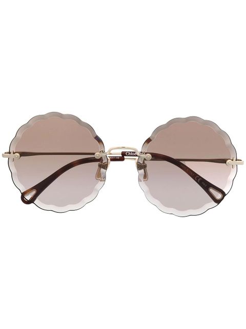 Chloé Eyewear round-frame sunglasses - Brown - zdjęcie produktu nr 1