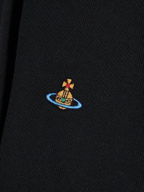 Vivienne Westwood Orb-embroidered hoodie - Black