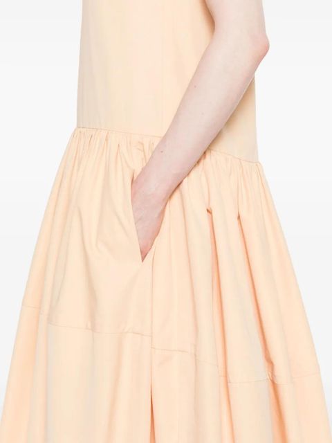 Jil Sander organic cotton dress - Orange