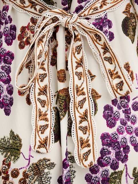 Farm Rio sukienka kolor beżowy midi rozkloszowana 344591