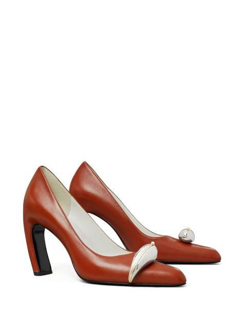 Tory Burch 90mm pierced XL pumps - Red