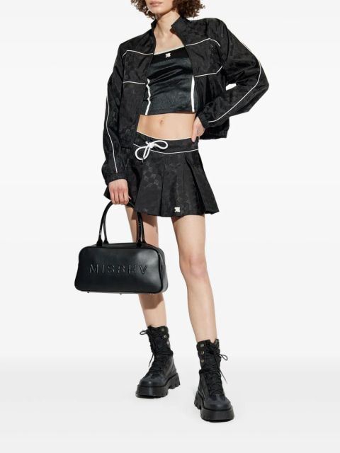 MISBHV Jacquard Monogram mini skirt - Black