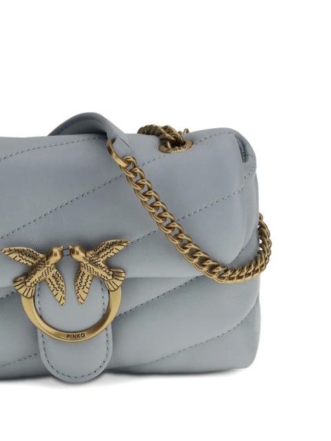PINKO Baby Love quilted shoulder bag - Blue