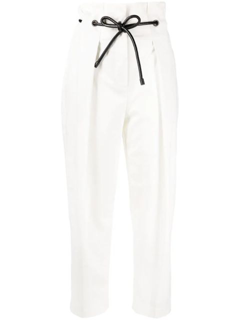 3.1 Phillip Lim Origami pleated trousers - White - zdjęcie produktu nr 1