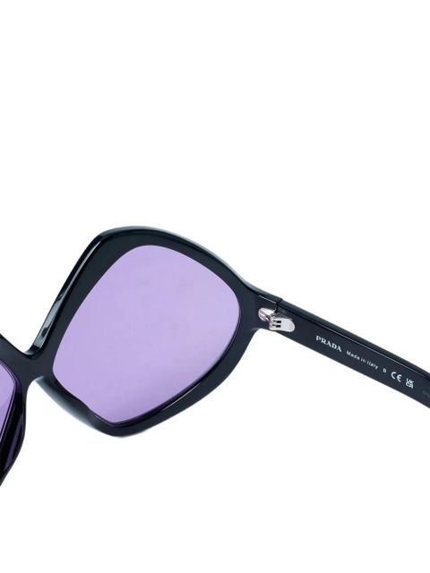 Prada oversized-frame sunglasses - Black
