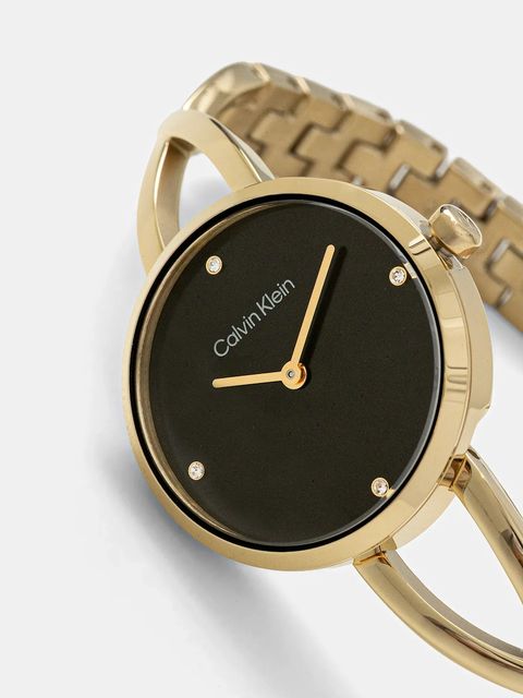 Calvin Klein zegarek damski kolor złoty 25100059