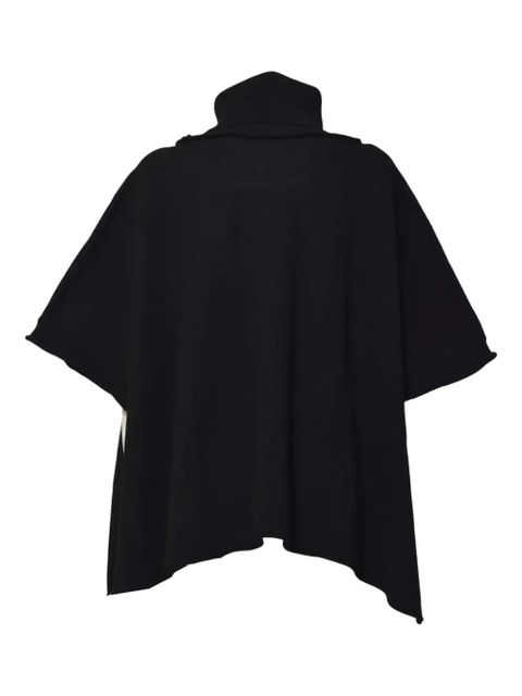 SOLOTRE roll-neck top - Black