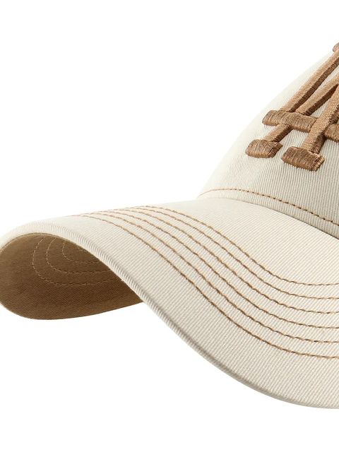 47 brand czapka z daszkiem bawełniana MLB Los Angeles Dodgers kolor beżowy B-CONDT12GWS-NT