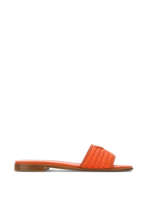 Prada open toe flat slippers - Orange - zdjęcie produktu nr 1