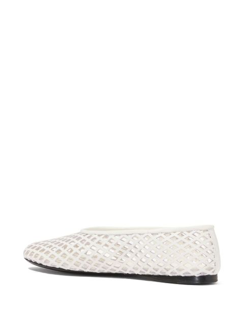Proenza Schouler Tee Perforated ballerina shoes - White