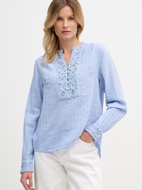 Mos Mosh bluzka damska z lnem Evanda - zdjęcie produktu nr 2