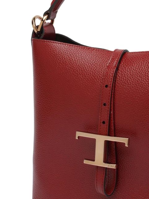 Tod's small t-buckle bucket bag - Red