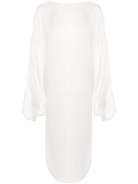 KHAITE The Zelma midi dress - Neutrals - zdjęcie produktu nr 1