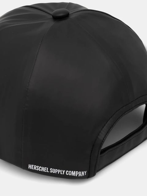 Herschel czapka z daszkiem Sylas Rain kolor czarny 50642-00001-OS