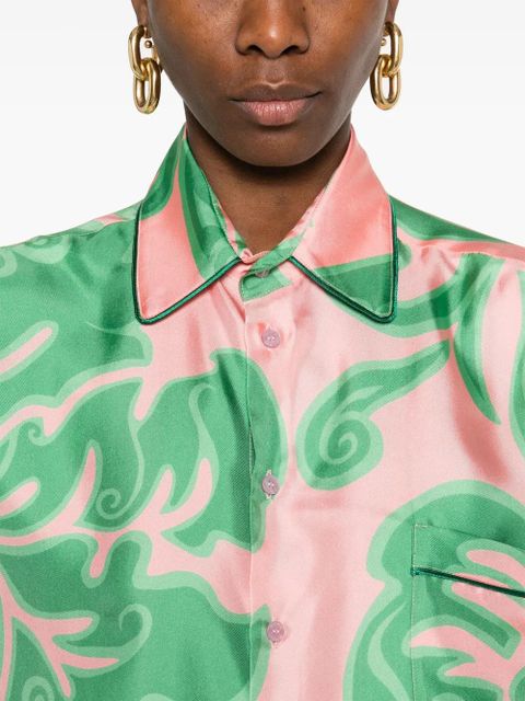 ETRO abstract-print shirt - Pink