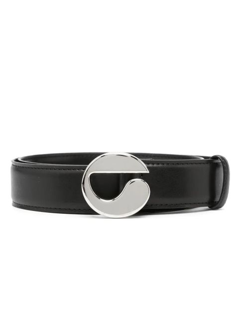 Coperni logo-buckle slim belt - Black - zdjęcie produktu nr 1