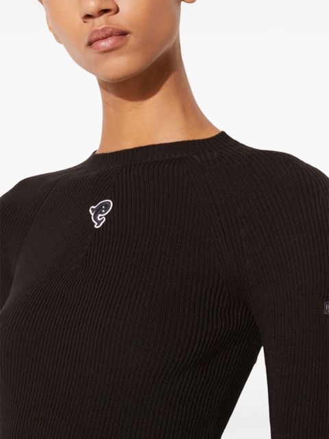 PUCCI logo-patch jumper - Black