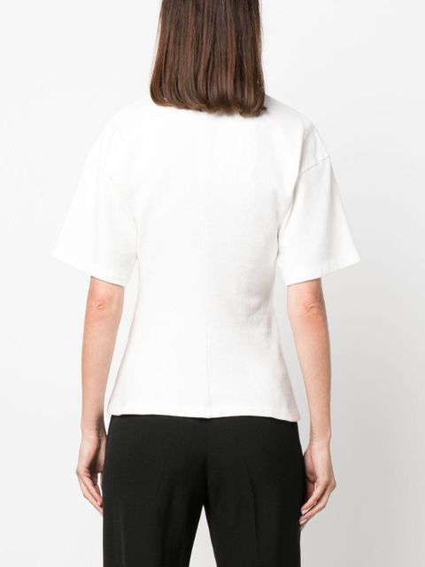 Proenza Schouler cotton waisted T-shirt - White