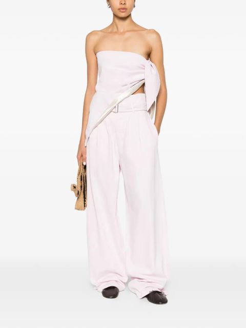 AGOLDE Corset belted jeans - Pink