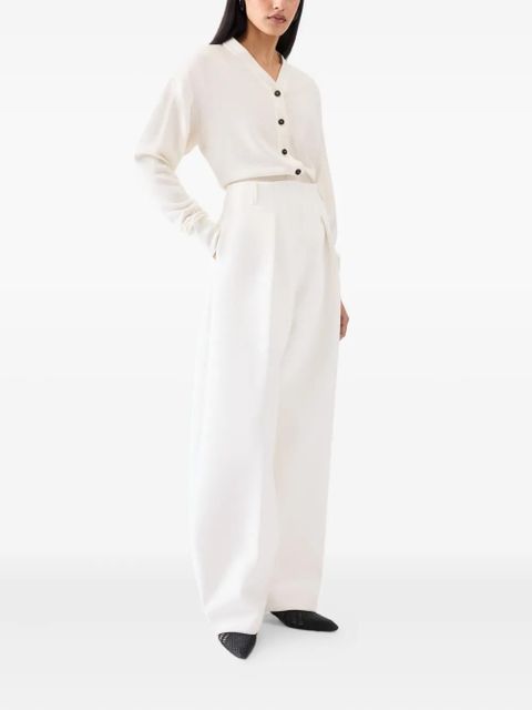 Jacquemus MAGLIA CARDIGAN CORTO - White - zdjęcie produktu nr 2