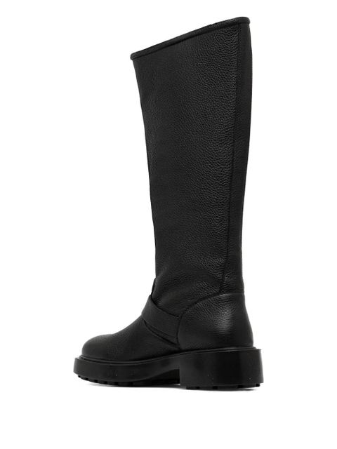 Copenhagen buckle-strap biker boots - Black