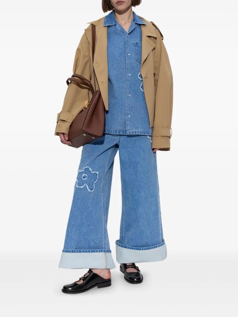 Marni floral motif shirt - Blue