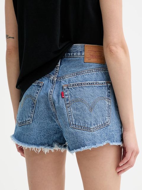 Levi's - Szorty jeansowe 56327.0081-MedIndigoW