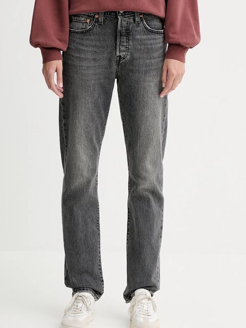 Levi's jeansy 501® JEANS FOR WOMEN damskie high waist 12501.0604 - zdjęcie produktu nr 1