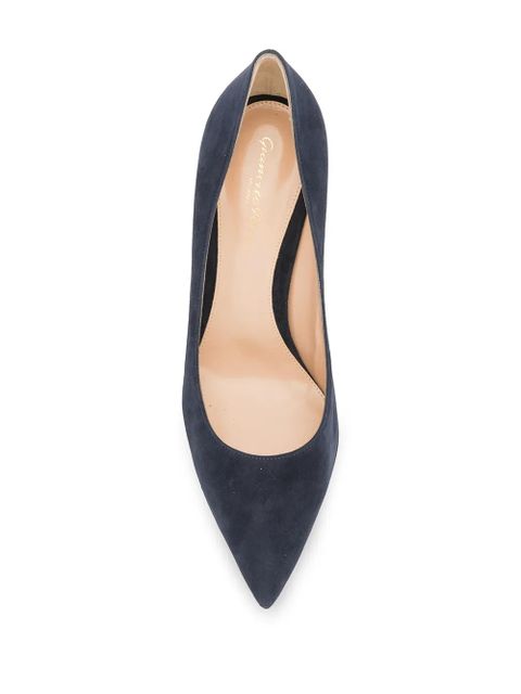 Gianvito Rossi 70mm pointed-toe pumps - Blue