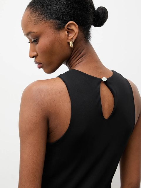 Answear.LAB sukienka kolor czarny maxi dopasowana