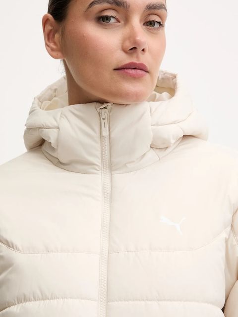 Puma kurtka kolor beżowy zimowa 685231