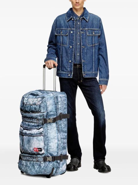 Diesel x Eastpak denim-effect wheeled trolley - Blue - zdjęcie produktu nr 2